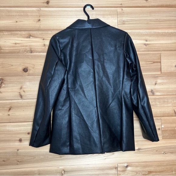 Princess Polly Faux Leather Blazer - Picture 3 of 4